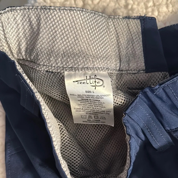 Blue Athletic Shorts with Classic Design - Picture 3 of 6